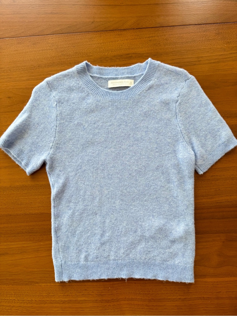 Abercrombie & Fitch Merino Wool Blend Sweater Tee